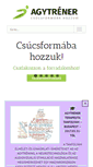 Mobile Screenshot of agytrener.hu